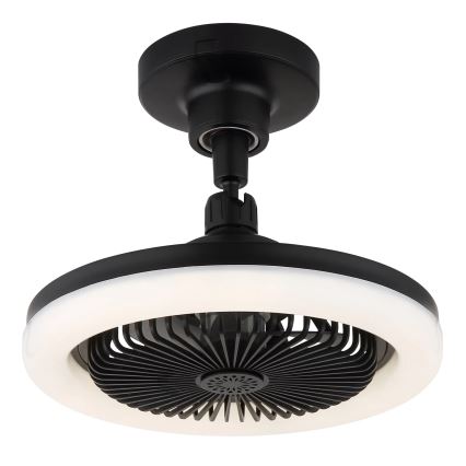 Globo - Ventilatore da soffitto LED dimmerabile LED/20W/230V 3000-6500K nero + telecomando