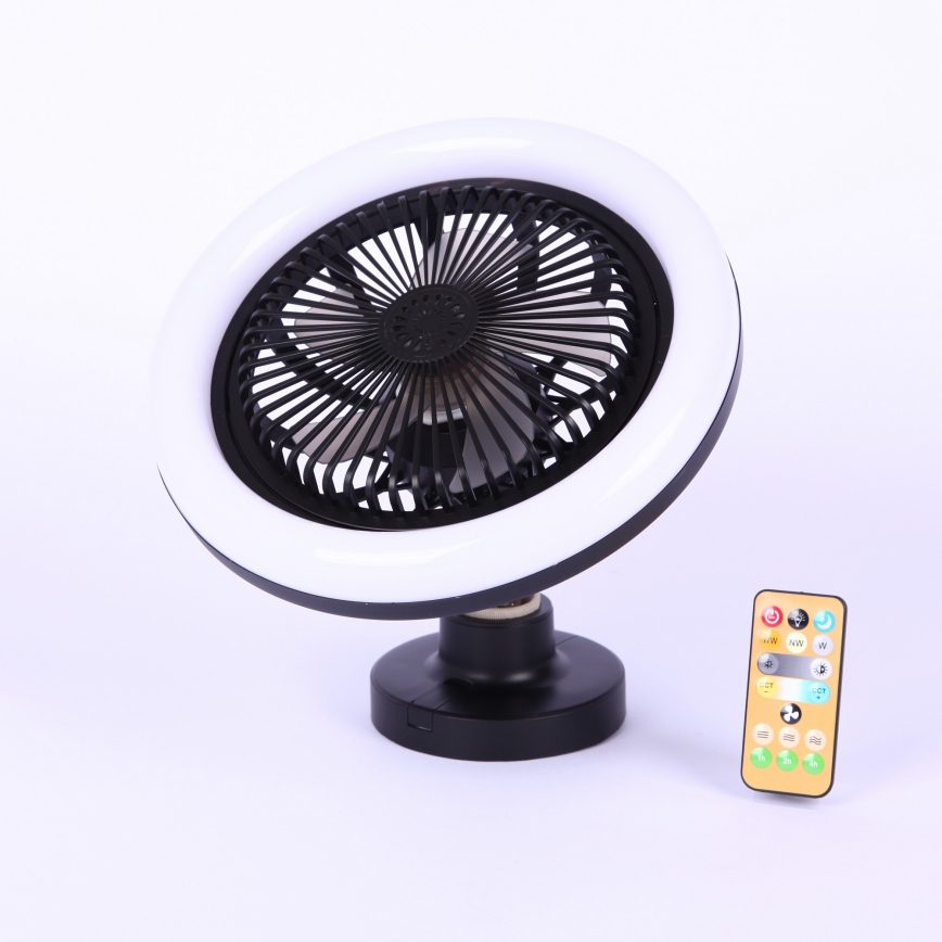 Globo - Ventilatore da soffitto LED dimmerabile LED/20W/230V 3000-6500K nero + telecomando
