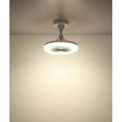 Globo - Ventilatore da soffitto dimmerabile a LED/20W/230V 3000-6500K bianco + telecomando