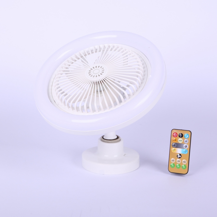 Globo - Ventilatore da soffitto dimmerabile a LED/20W/230V 3000-6500K bianco + telecomando