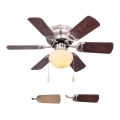 Globo 03802 - Ventilatore da soffitto UGO 1xE27/60W/230V