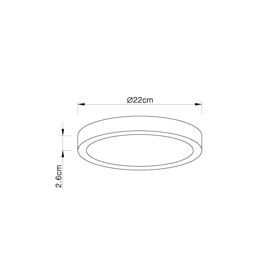 Globo 12364-30 - Plafoniera LED dimmerabile da bagno ARCHIMEDES LED/28W/230V IP44
