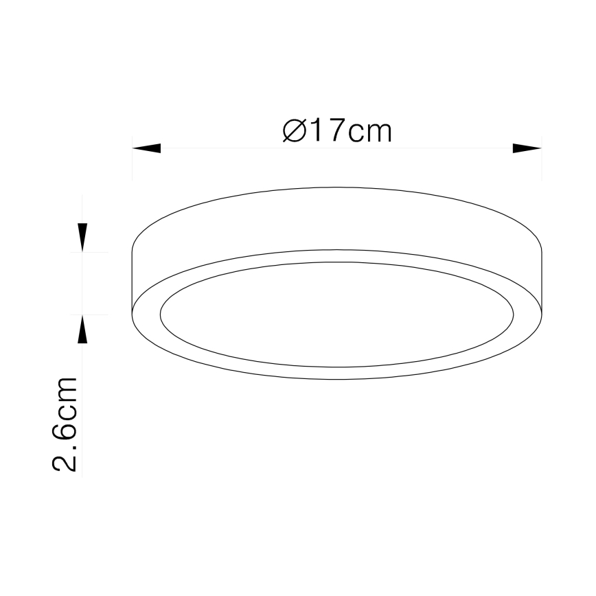 Globo - Plafoniera LED dimmerabile LED/22W/230V