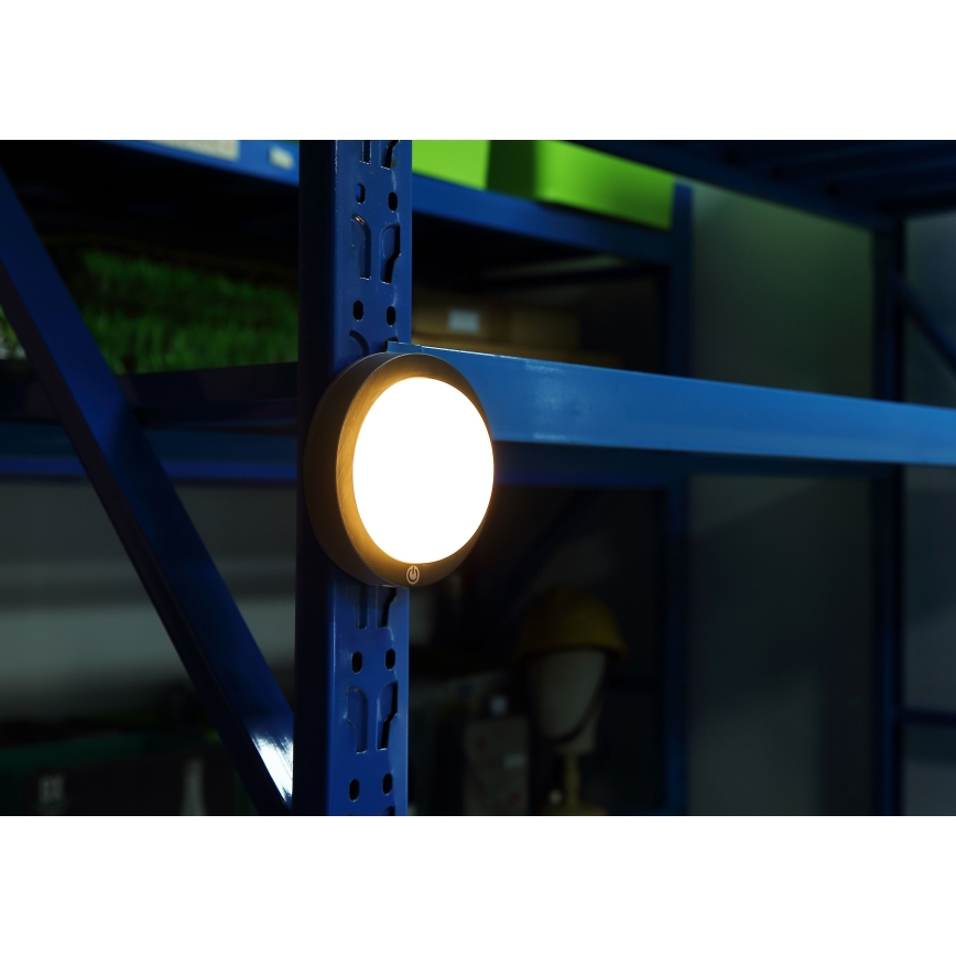 Globo 12379A - Lampada da parete a LED ricaricabile LASSE 1,2W/3,7V d. 15 cm 1800 mAh