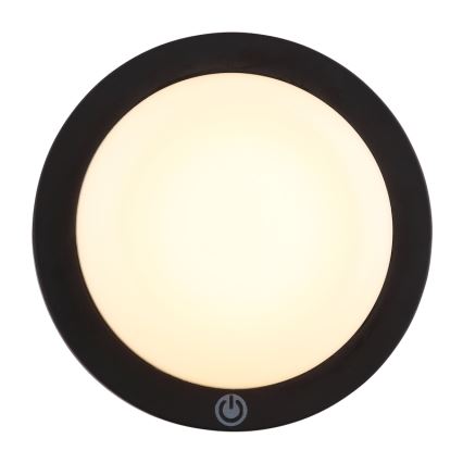 Globo 12379A - Lampada da parete a LED ricaricabile LASSE 1,2W/3,7V d. 15 cm 1800 mAh