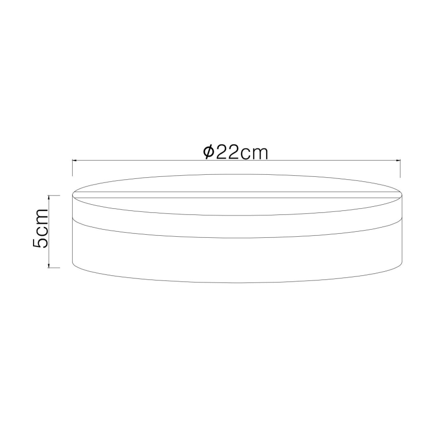 Globo - Plafoniera LED LED/12W/230V 4000K diametro 22 cm bianco