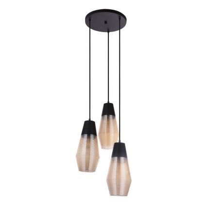 Globo 15043-3 - Lampadario a sospensione con filo WAYNE 3xE27/60W/230V