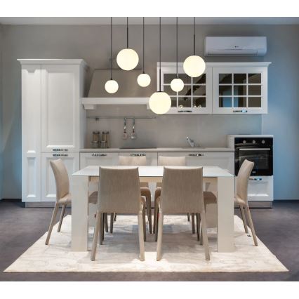 Globo - Lampadario a sospensione con filo 3xE27/9W/230V + 3xG9/5W