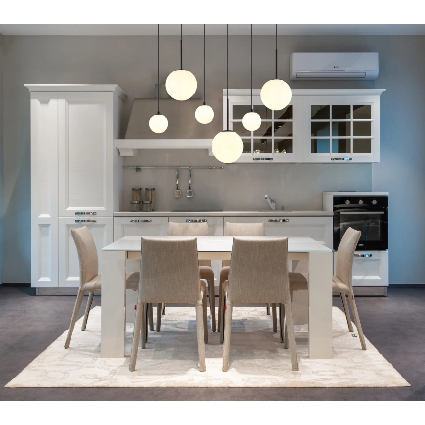 Globo - Lampadario a sospensione con filo 3xE27/9W/230V + 3xG9/5W
