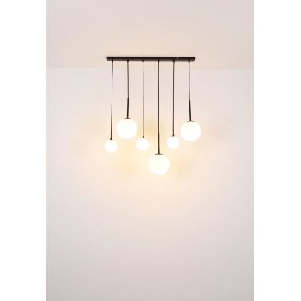 Globo - Lampadario a sospensione con filo 3xE27/9W/230V + 3xG9/5W