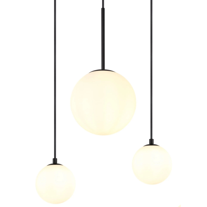Globo - Lampadario a sospensione con filo 3xE27/9W/230V + 3xG9/5W
