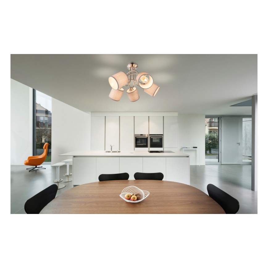 Globo - Lampadario fisso 5xE14/25W/230V