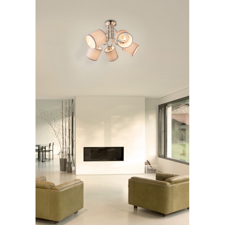 Globo - Lampadario fisso 5xE14/25W/230V