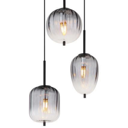 Globo - Lampadario a sospensione con filo 3xE14/40W/230V