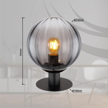 Globo - Lampada da tavolo 1xE27/12W/230V