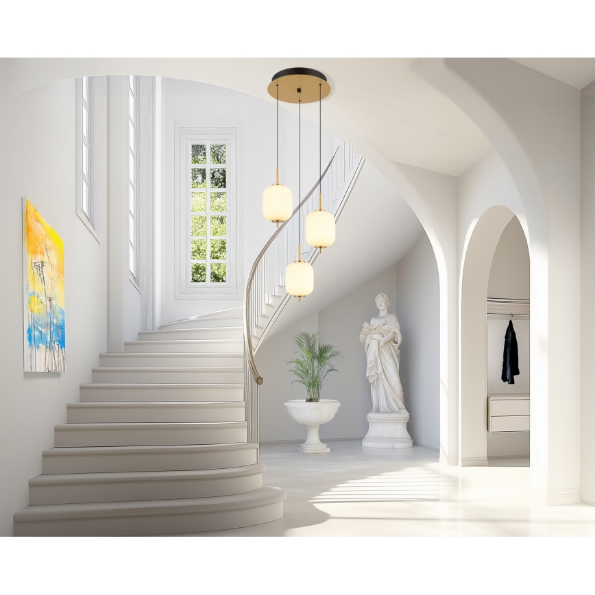 Globo - Lampadario LED a sospensione con filo LED/20W/230V