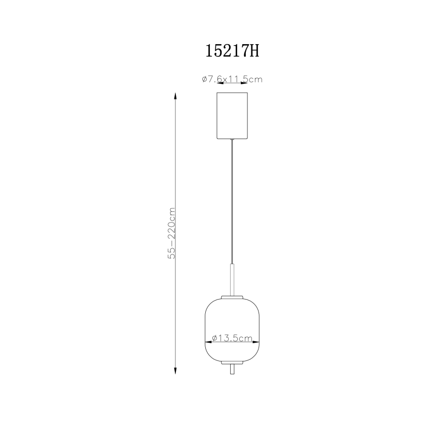 Globo - Lampadario LED a sospensione con filo LED/7W/230V