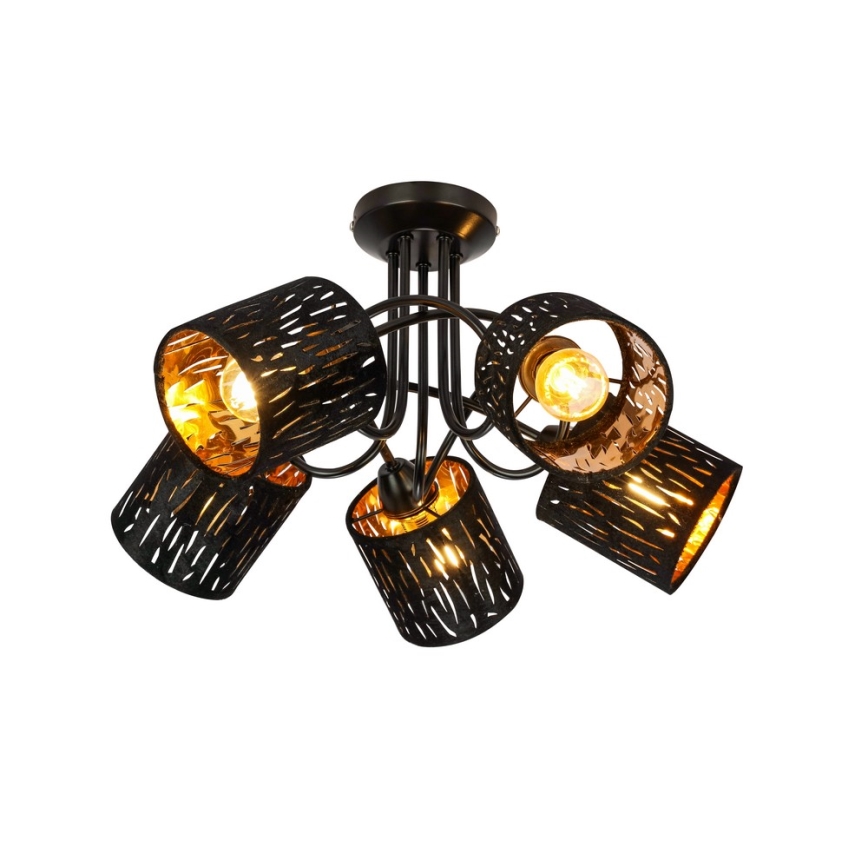 GLOBO 15264-5D - Lampadario fisso TUXON 5xE14/25W/230V