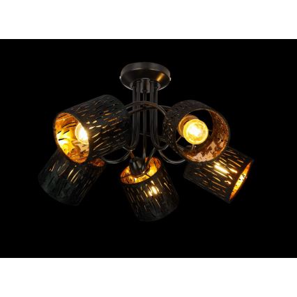 GLOBO 15264-5D - Lampadario fisso TUXON 5xE14/25W/230V
