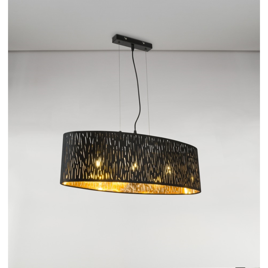 GLOBO 15264H2 - Lampadario a sospensione con filo TUXON 3xE27/60W/230V