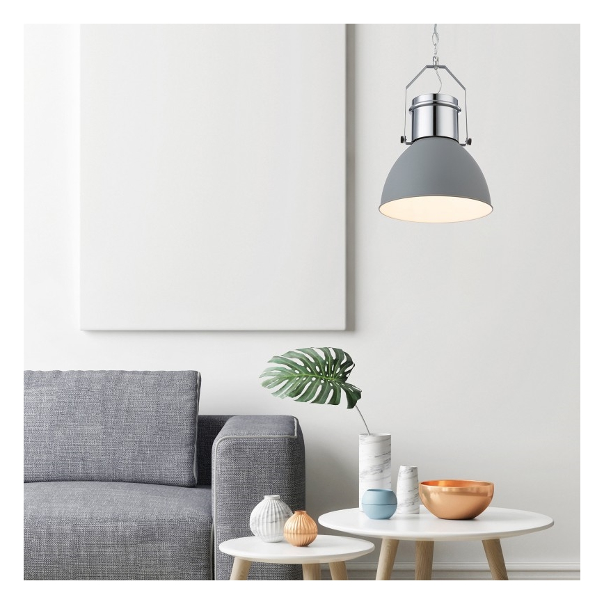Globo - Lampadario su catena 1xE27/40W/230V
