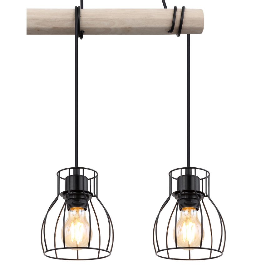 Globo - Lampadario a sospensione con filo 3xE27/40W/230V