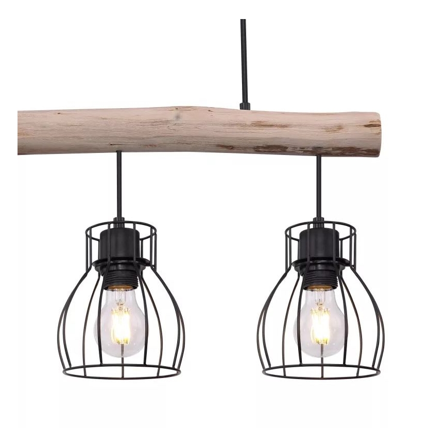 Globo 15326-3N - Lampadario a sospensione con filo MINA 3xE27/40W/230V