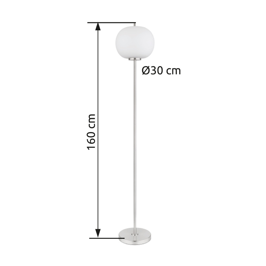 Globo - Lampada con piedistallo 1xE27/60W/230V