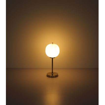Globo - Lampada da tavolo 1xE14/40W/230V cromo opaco
