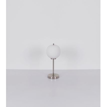 Globo - Lampada da tavolo 1xE14/40W/230V cromo opaco