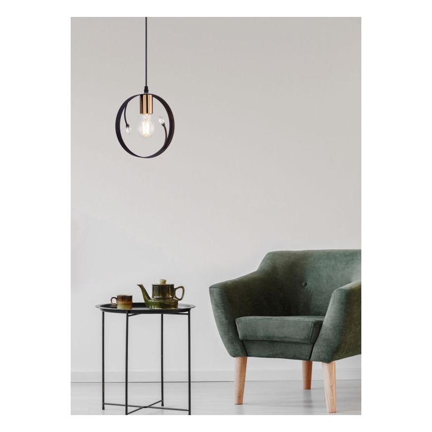 Globo - Lampadario a sospensione con filo 1xE27/60W/230V
