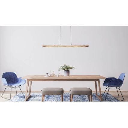 Globo 15354-20 - Lampadario dimmerabile a sospensione con cavo FELICITAS LED/25W/230V beige