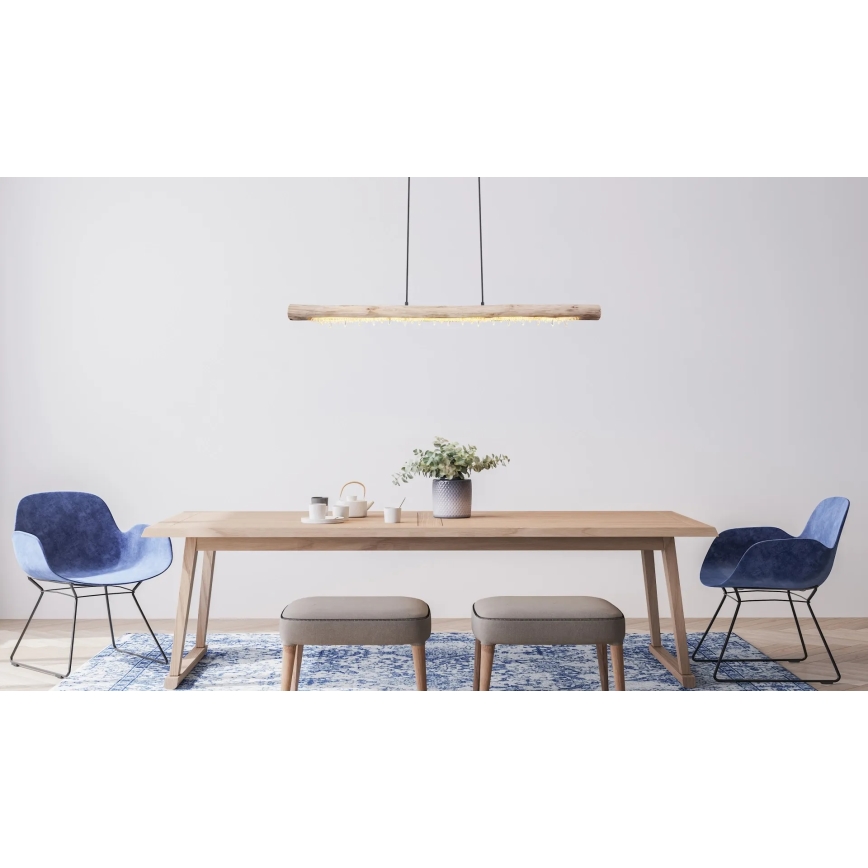 Globo 15354-20 - Lampadario dimmerabile a sospensione con cavo FELICITAS LED/25W/230V beige