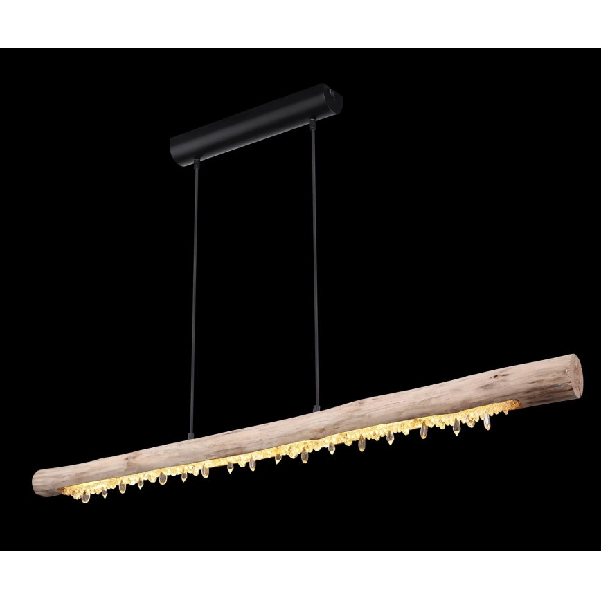 Globo 15354-20 - Lampadario dimmerabile a sospensione con cavo FELICITAS LED/25W/230V beige