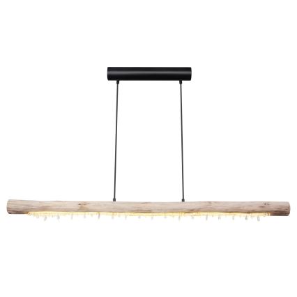 Globo 15354-20 - Lampadario dimmerabile a sospensione con cavo FELICITAS LED/25W/230V beige