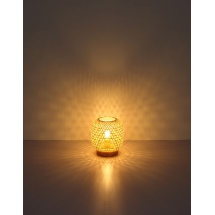 Globo - Lampada da tavolo 1xE27/60W/230V bambù
