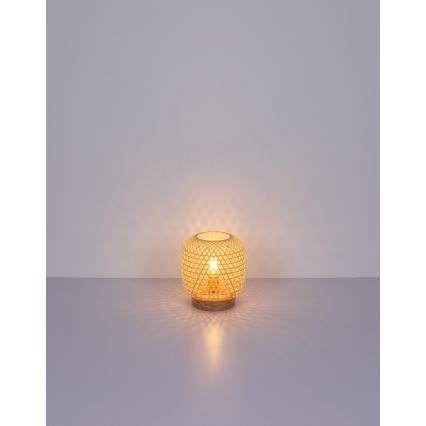 Globo - Lampada da tavolo 1xE27/60W/230V bambù