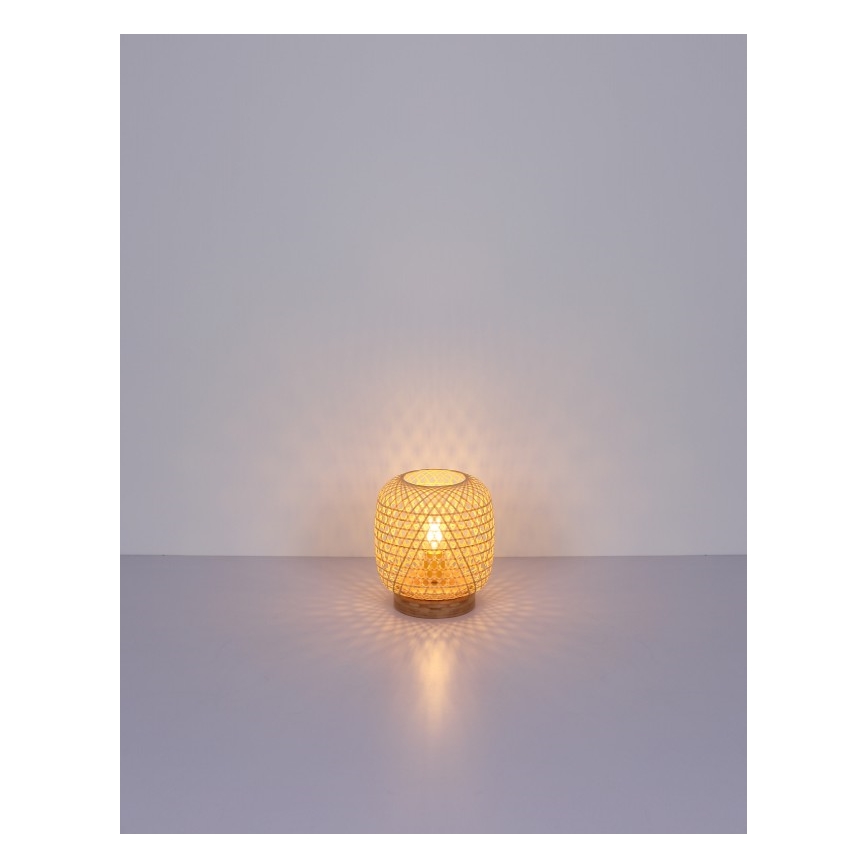 Globo - Lampada da tavolo 1xE27/60W/230V bambù