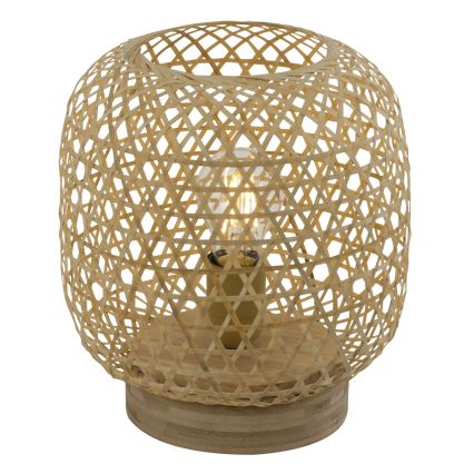 Globo - Lampada da tavolo 1xE27/60W/230V bambù