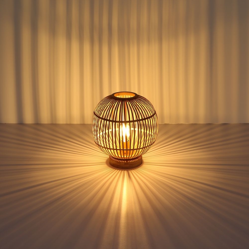 Globo - Lampada da tavolo 1xE27/60W230V bambù