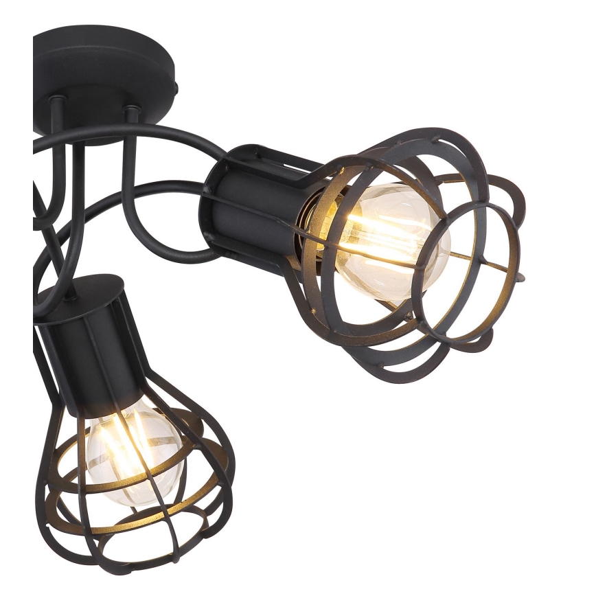 Globo - Lampada a soffitto con 3 punti luce E27/40W/230V