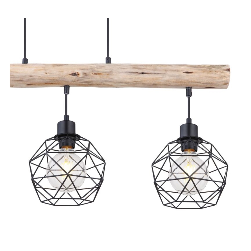 Globo - Lampadario a sospensione con filo 3xE27/60W/230V