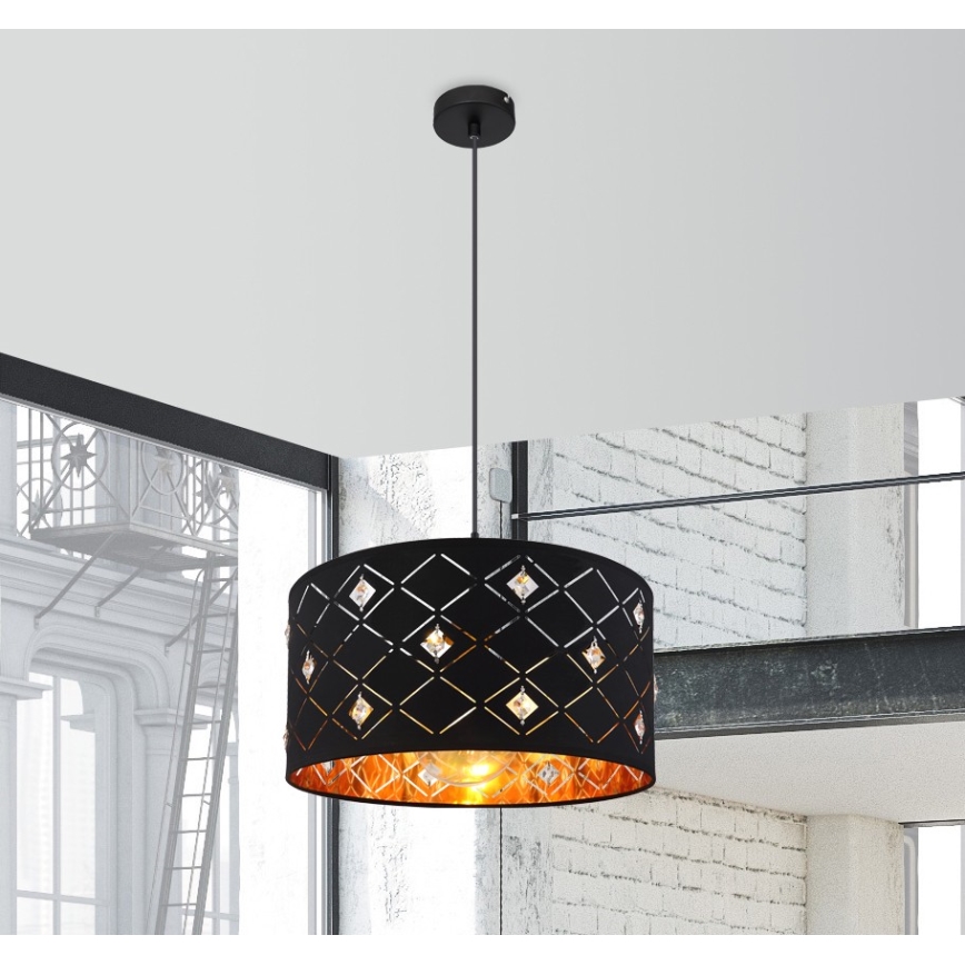 Globo - Lampadario su filo 1xE27/60W/230V