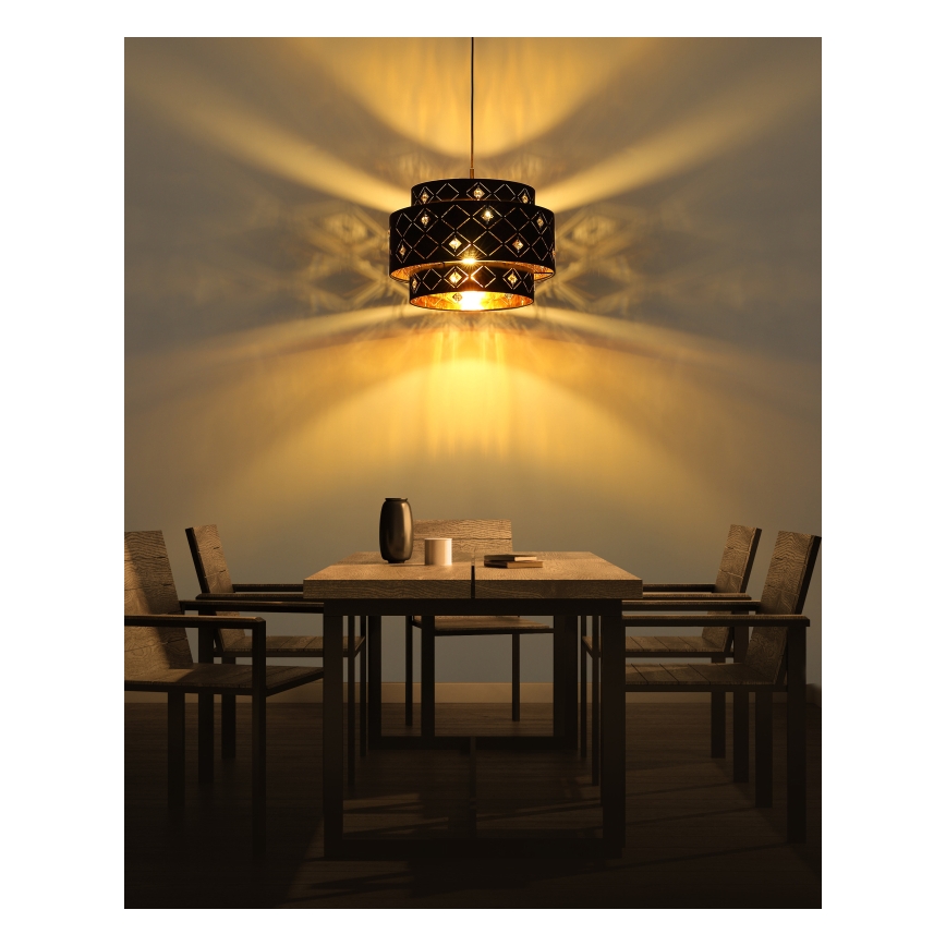 Globo 15448H1 - Lampadario a sospensione con filo ABBEY 1xE27/60W/230V