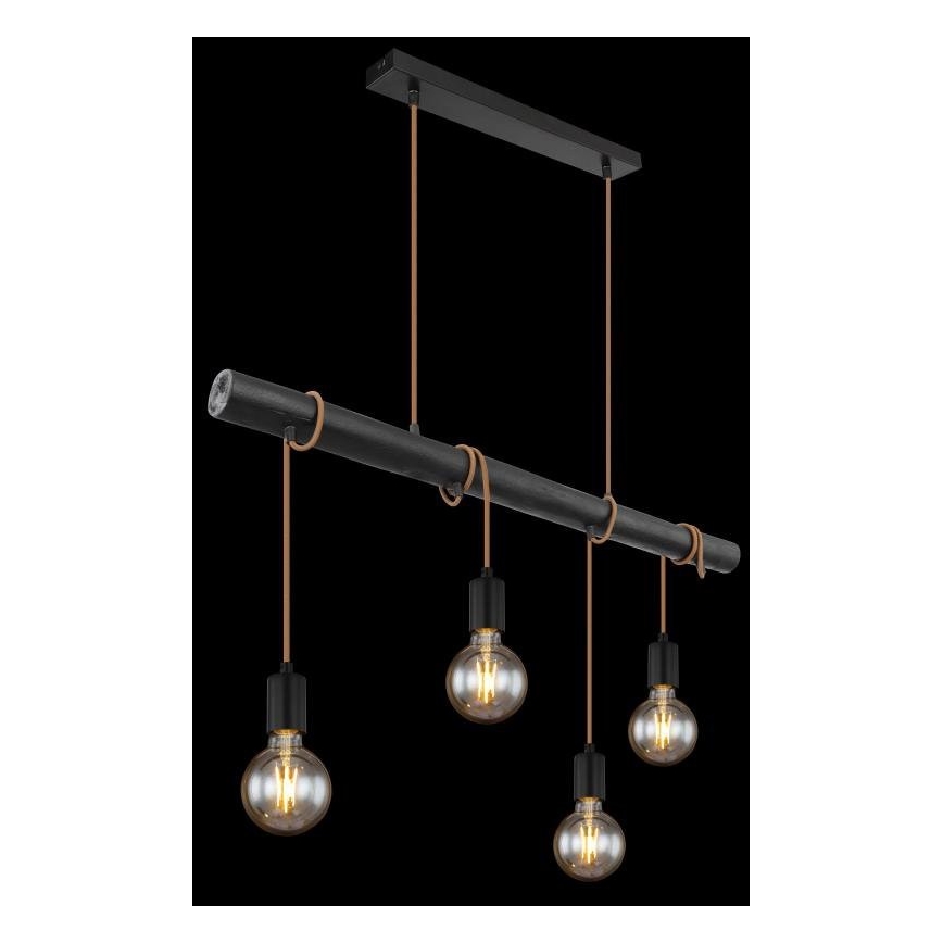 Globo 15459-4H - Lampadario a sospensione con filo LEO 4xE27/60W/230V
