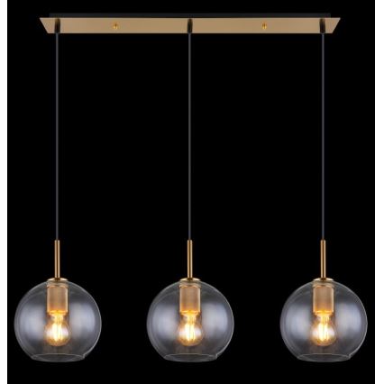 Globo - Lampadario a sospensione con filo 3xE27/60W/230V