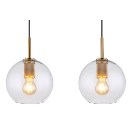Globo - Lampadario a sospensione con filo 3xE27/60W/230V