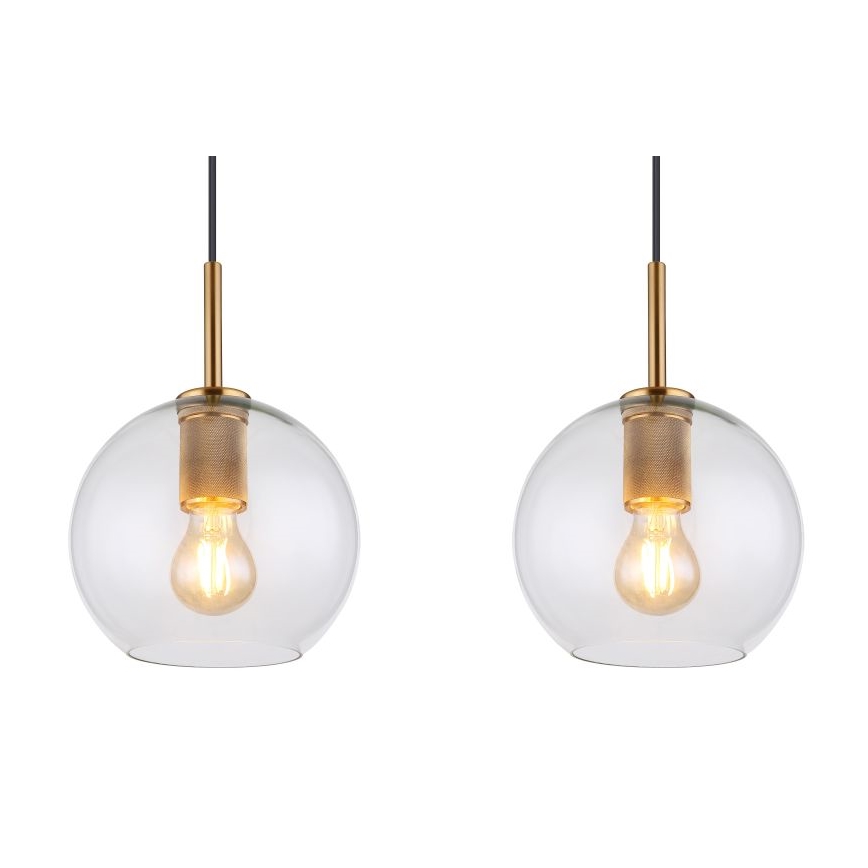 Globo - Lampadario a sospensione con filo 3xE27/60W/230V