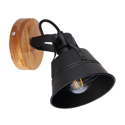 Globo - Faretto da parete 1xE27/60W/230V abete