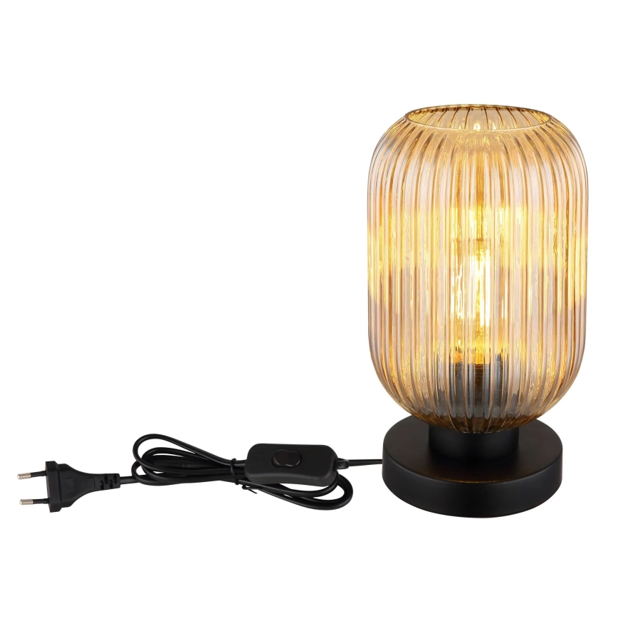 Globo - Lampada da tavolo 1xE27/40W/230V marrone